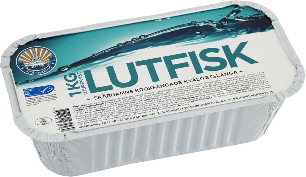 Skärhamns Lutfisk MSC Fryst 1kg Skärhamns