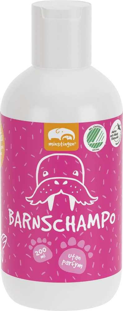 Minstingen Barnschampo Parfymfri