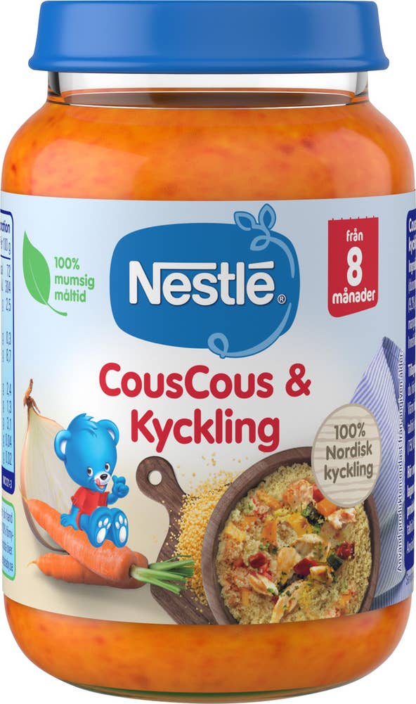 Nestlé Barnmat Couscous Kyckling 8M