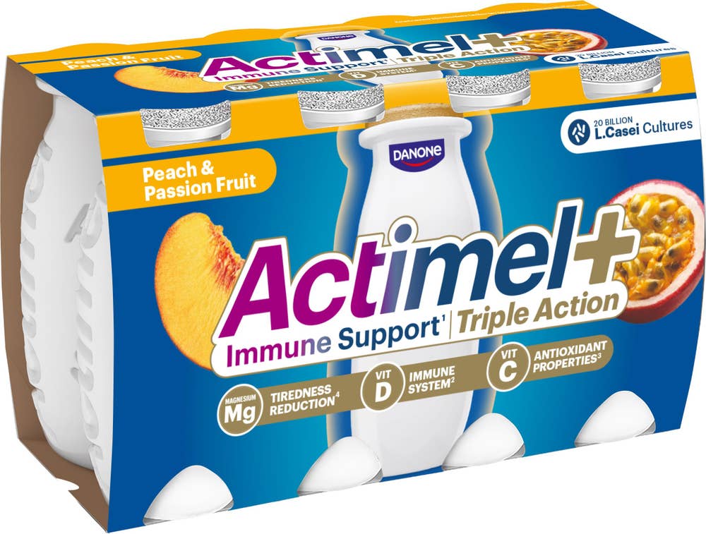 Actimel Drickyoghurt Persika & Passion 8x100g