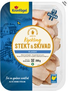 Kronfågel Minutkyckling Stekt & Skivad Classic 200g