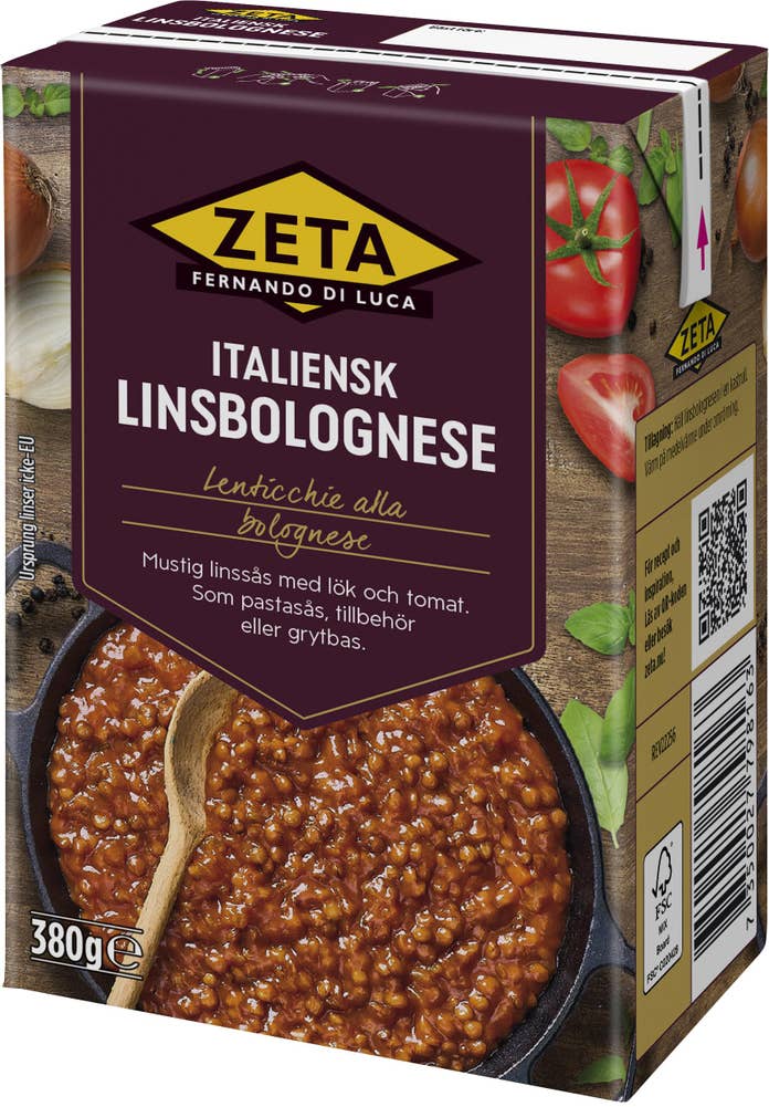Zeta Italiensk Linsbolognese