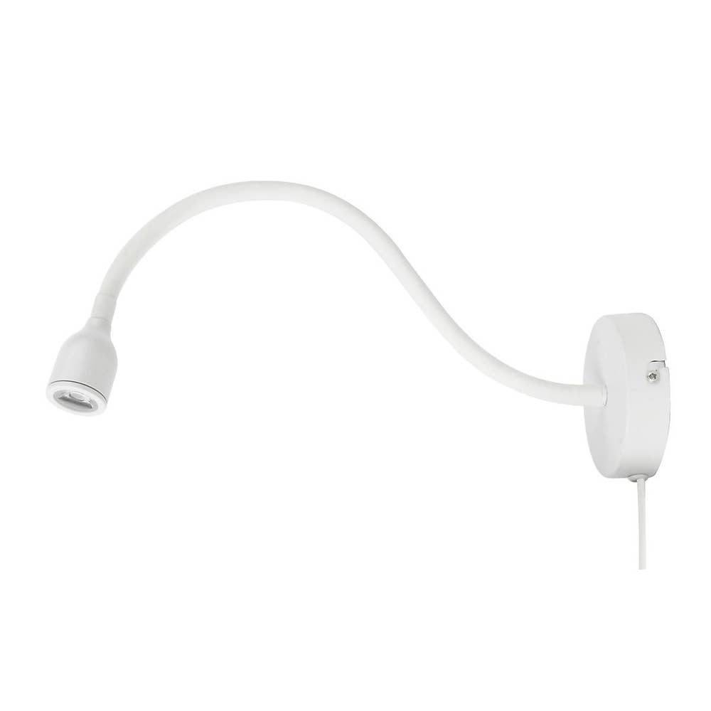 Clas Ohlson Vägglampa Slim Vit Clas Ohlson