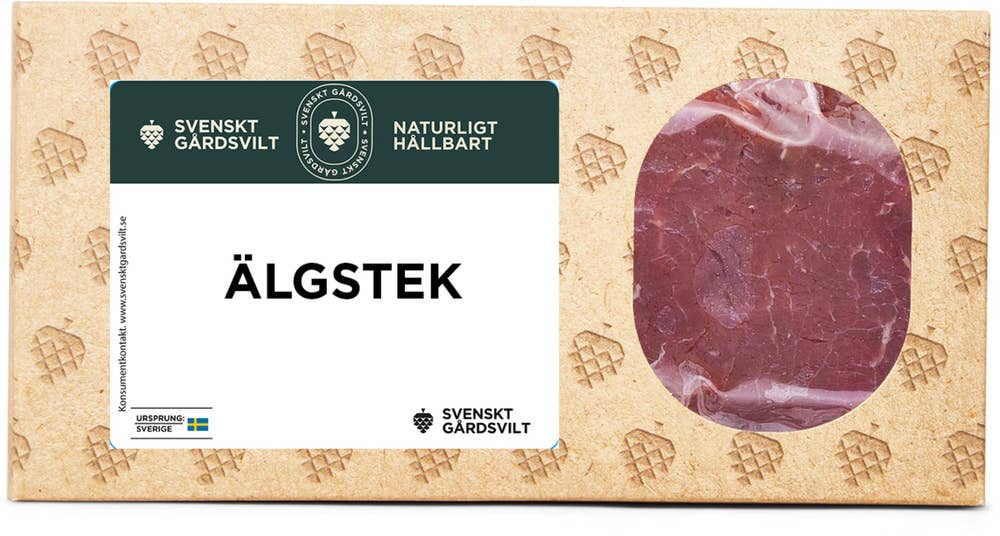 Svenskt Gårdsvilt Älgstek Fryst
