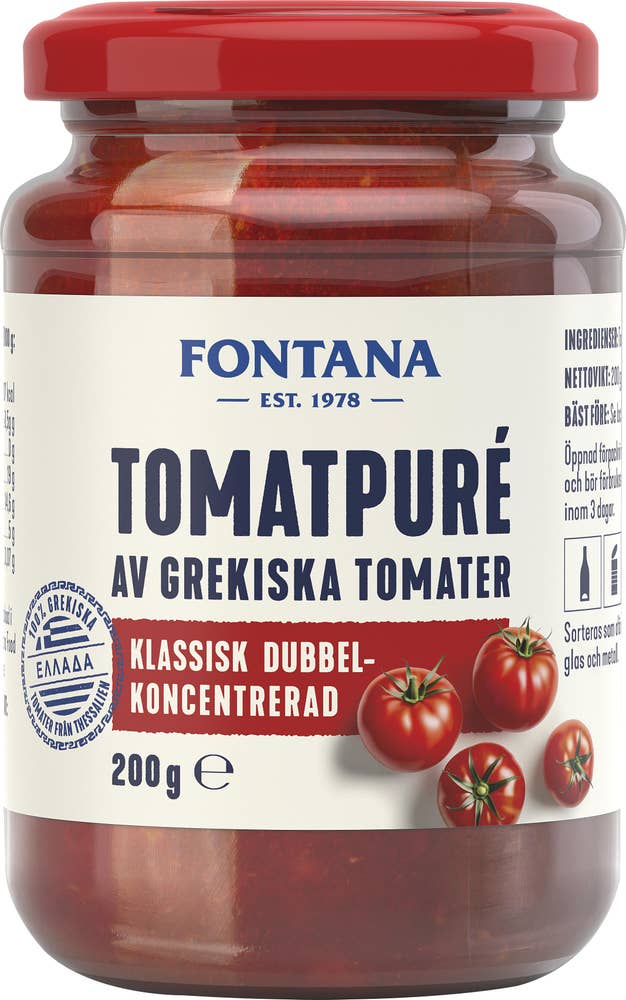Fontana Tomatpuré Dubbelkoncentrerad