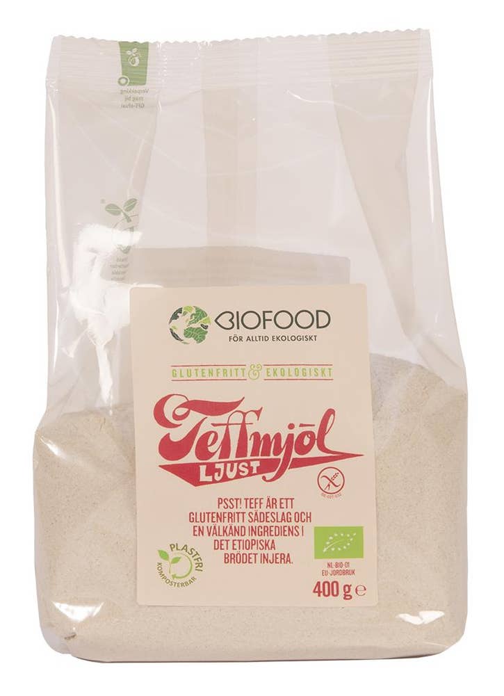 Biofood Teffmjöl Ljust EKO Biofood