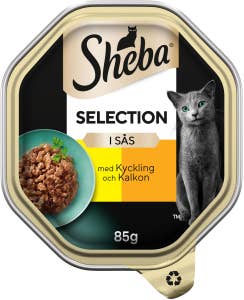 Sheba Kattmat Kyckling/Kalkon i Sås