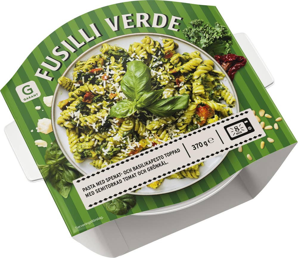 Garant Pasta Bowl Fusilli Verde Fryst