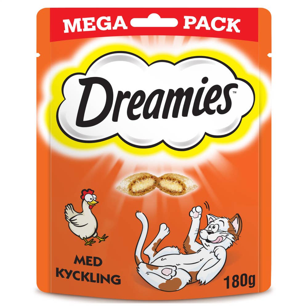 Dreamies Kattgodis Kyckling
