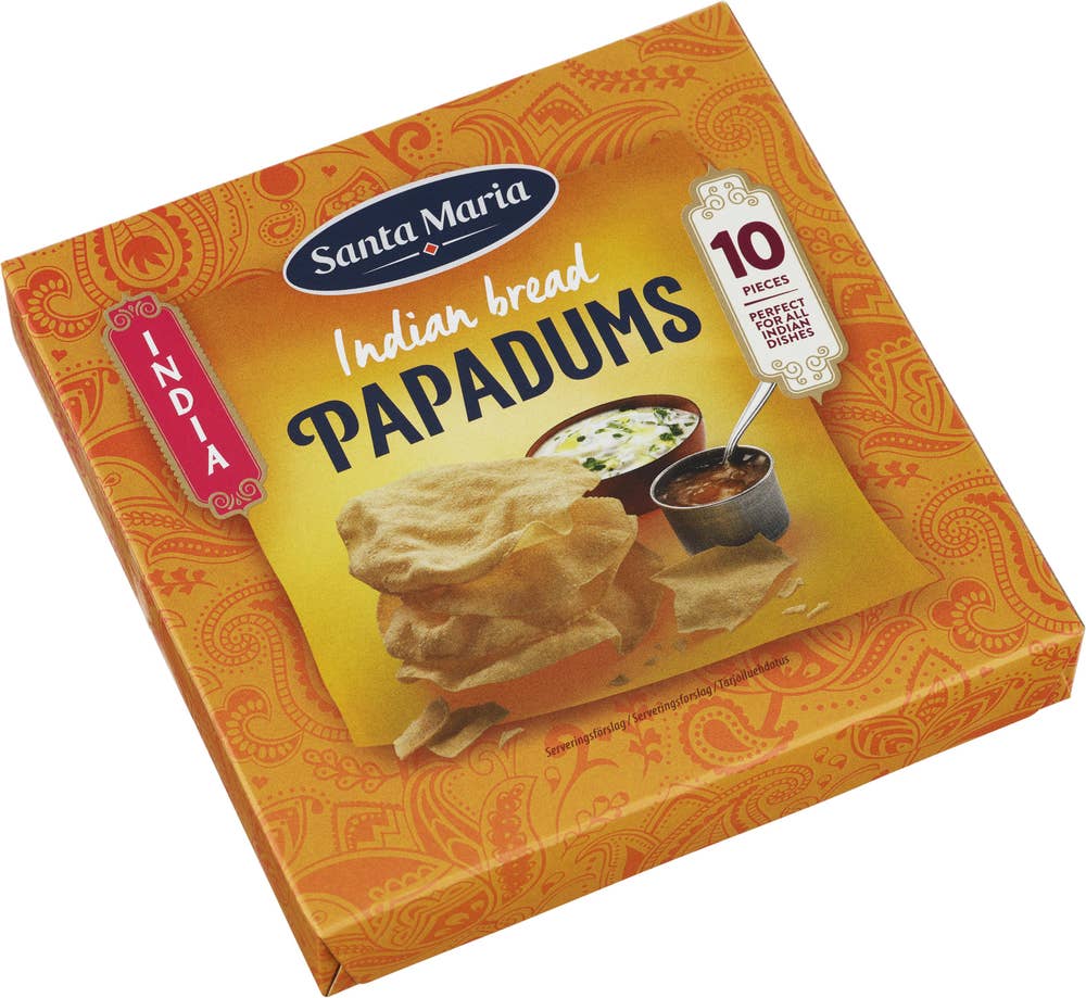 Santa Maria Papadums