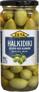Zeta Halkidiki Oliver med Kärnor