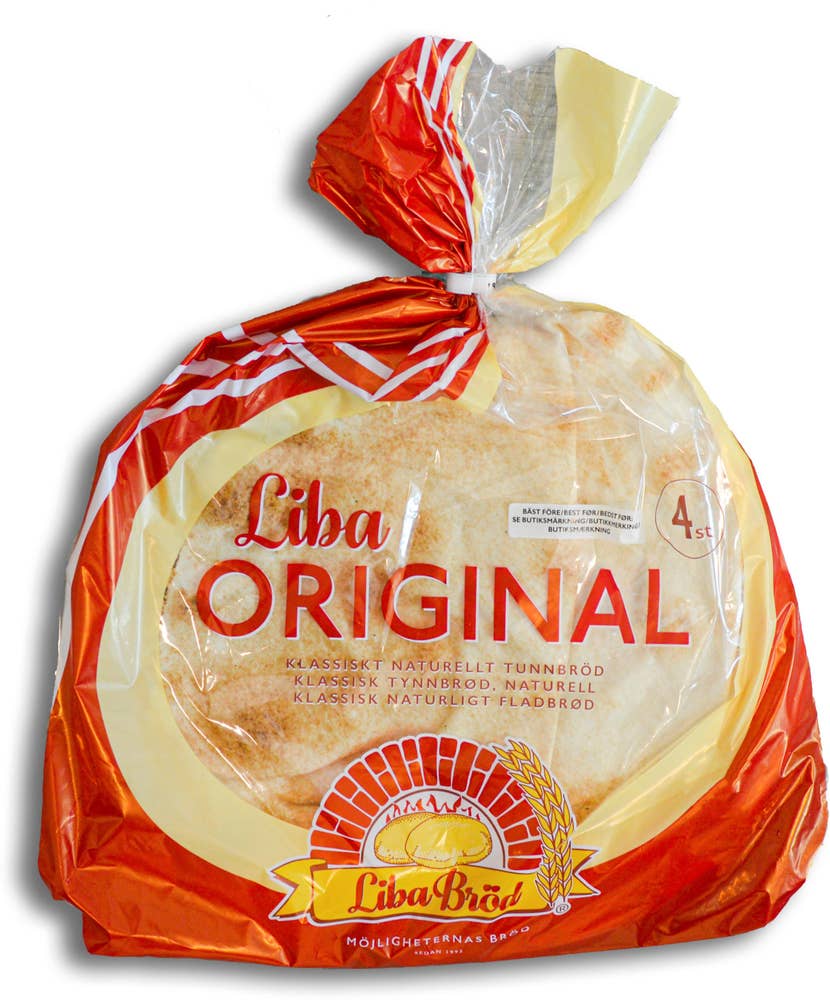 Liba Bröd Tunnbröd Vitt 4-p