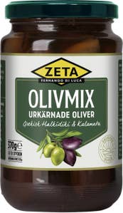 Zeta Halkadiki & Kalamta Olivmix utan Kärnor