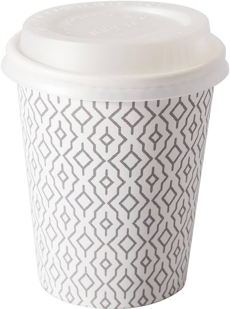 Duni Pappersmugg med Lock Våg 24cl