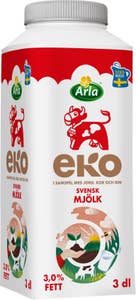 Arla Ko® Standardmjölk 3% EKO/KRAV