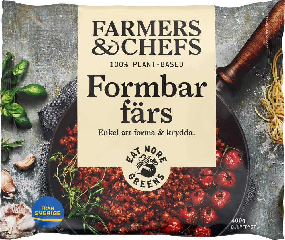 Farmers & Chefs Formbar Färs Plantbaserad Fryst