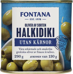 Fontana Halkidiki Oliver utan Kärnor