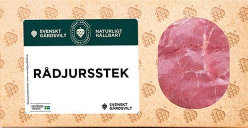 Svenskt Gårdsvilt Rådjursstek Fryst
