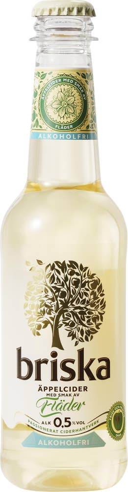 Briska Fläder Alkoholfri 0,5%