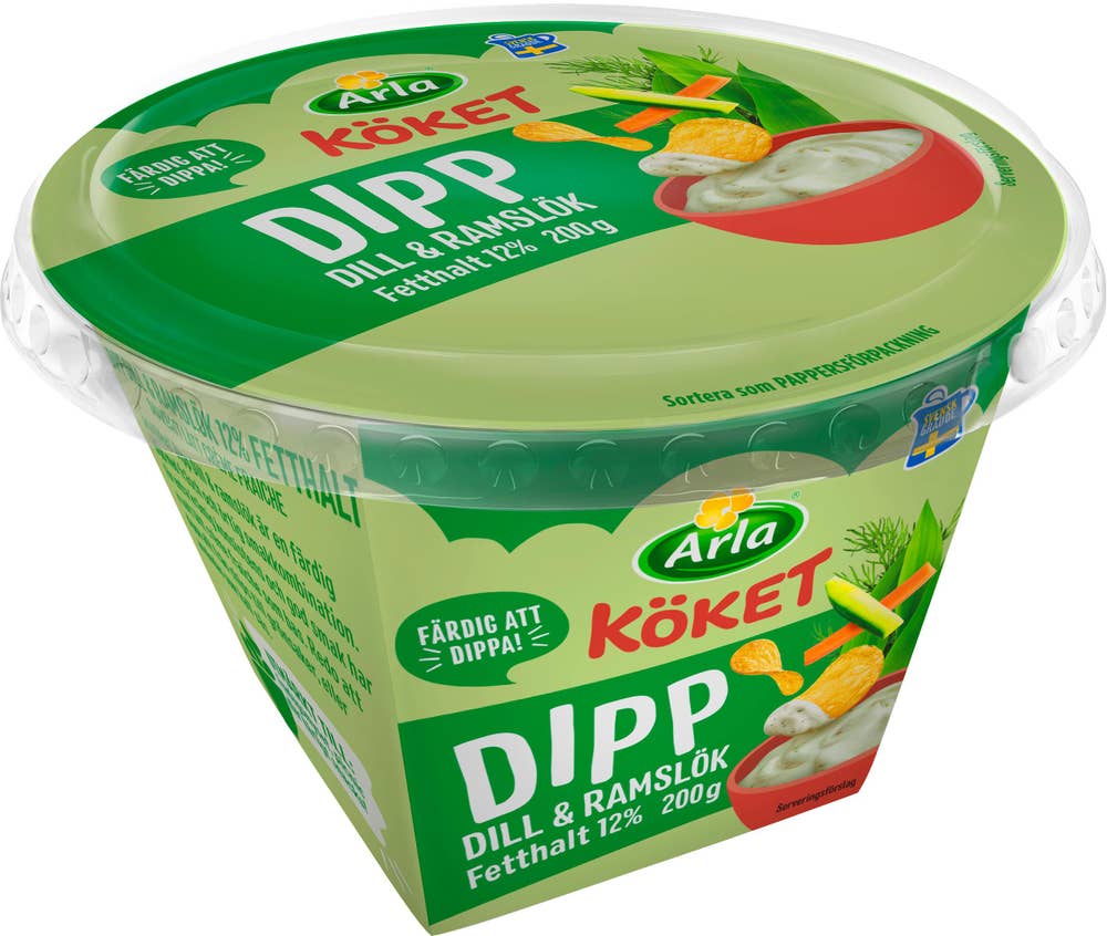 Arla Köket® Dipp Dill & Ramslök 12%