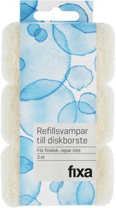 Fixa Refillsvampar till Diskborste Fin
