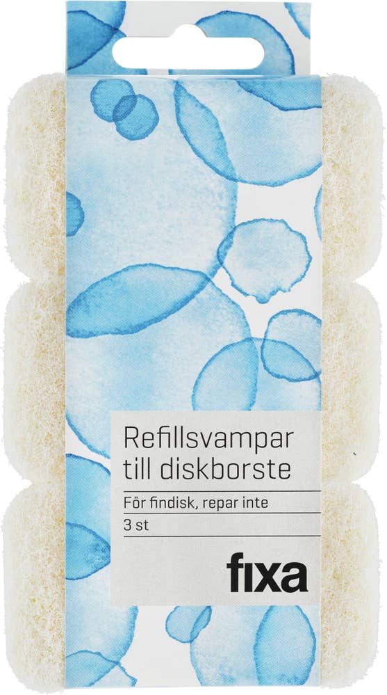 Fixa Refillsvampar till Diskborste Fin