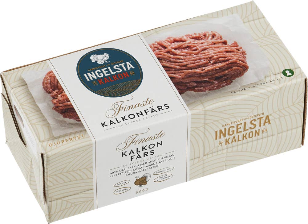 Ingelsta Kalkonfärs Fryst