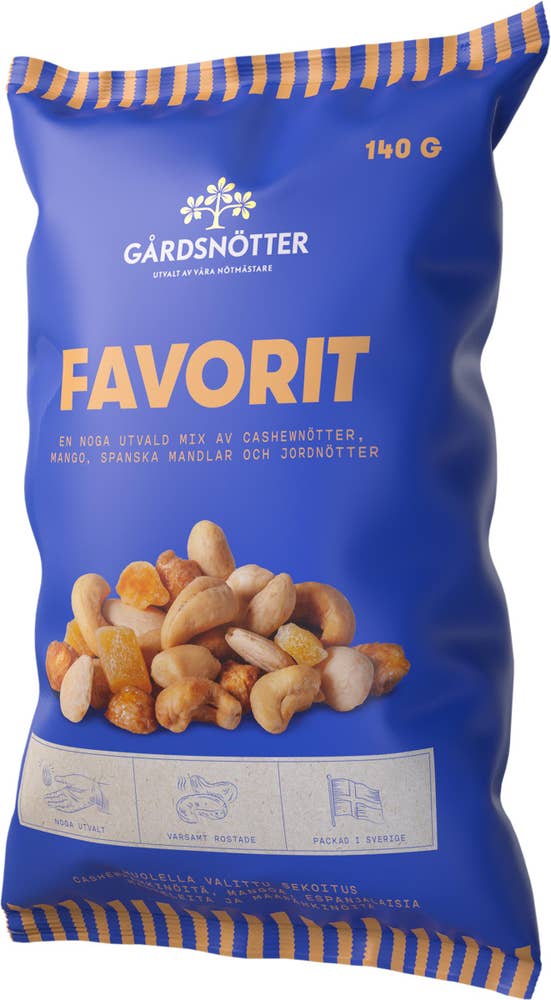 Gårdsnötter Nötmix Favorit Exotic Snacks