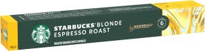 STARBUCKS Blonde Espresso Roast 6 Kaffekapslar