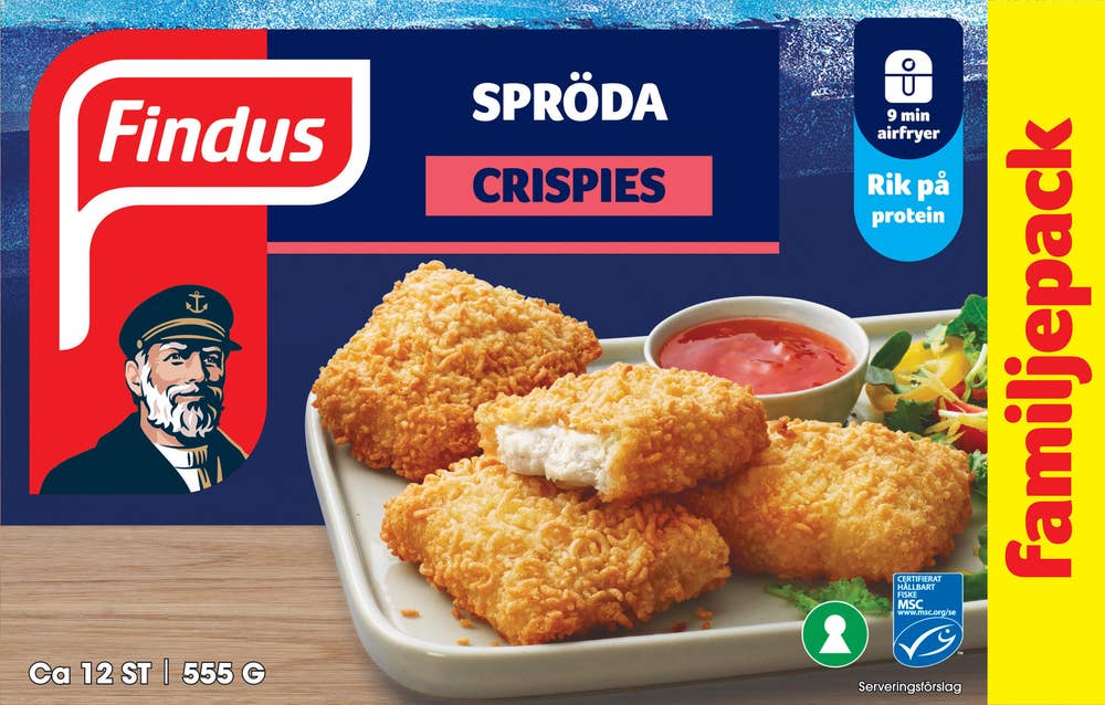 Findus Spröda Crispies Fryst MSC