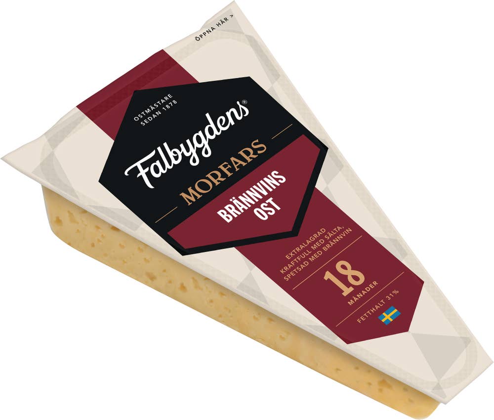 Falbygdens® Morfars Brännvinsost 31% 18M