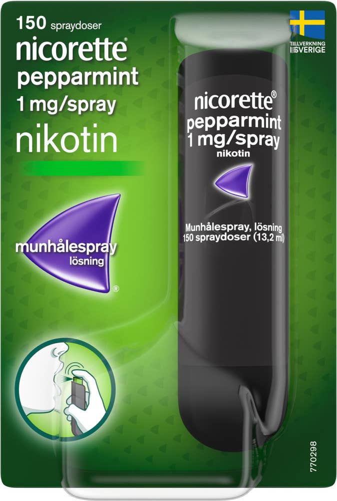 Nicorette® Nicorette Munspray Pepparmint 1mg