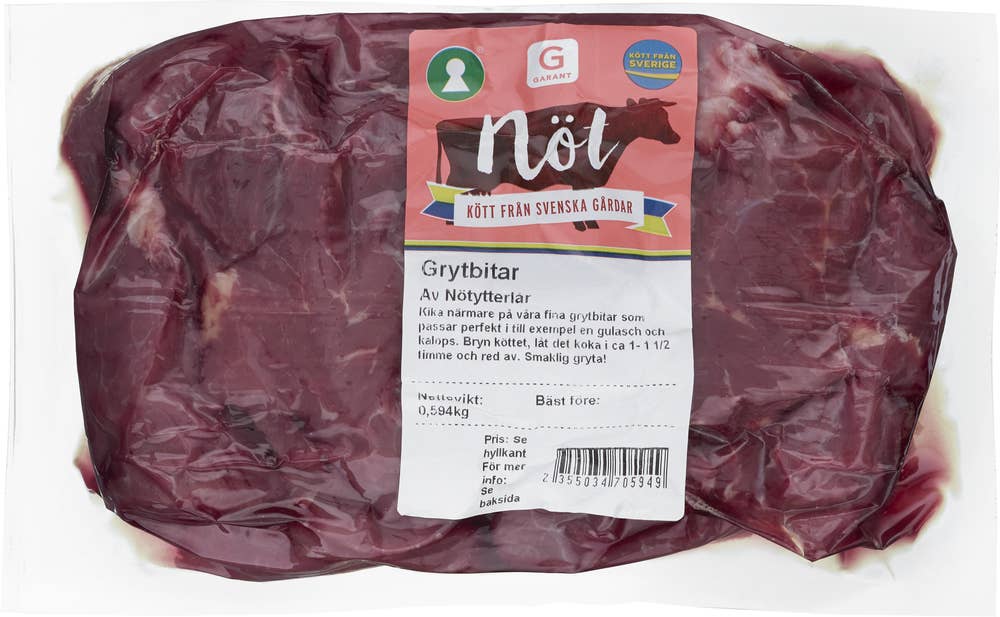 Garant Grytbitar av Nötytterlår