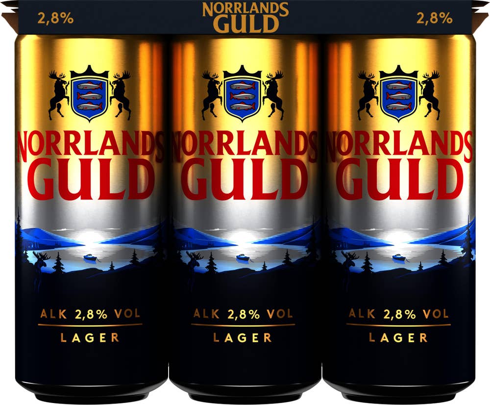 Norrlands Guld Öl 2,8% 6x50cl