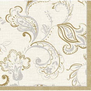Duni Servett Golden Grace Cream D-Soft 40x40cm