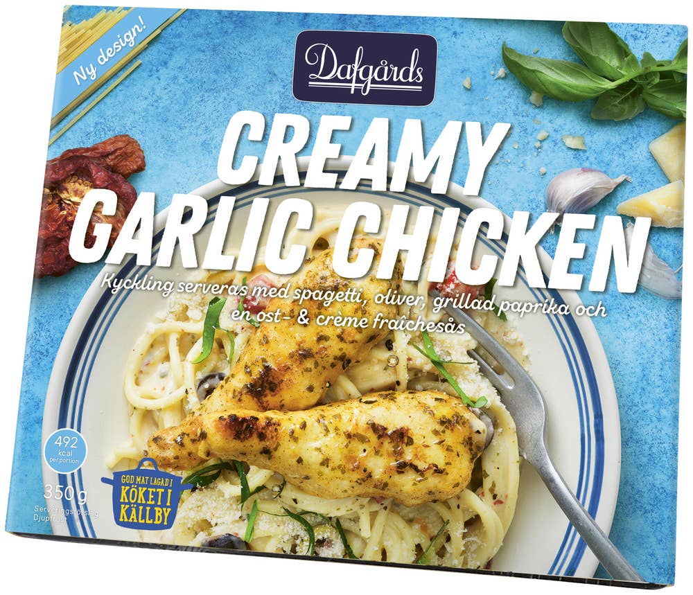 Dafgårds Creamy Garlic Chicken Fryst