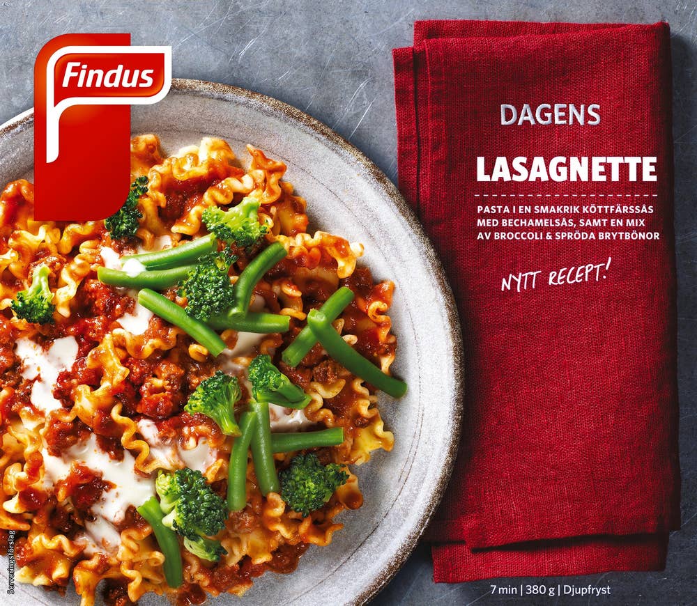 Findus Lasagnette Fryst