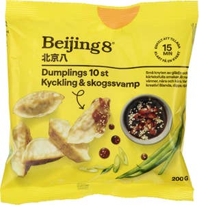 Beijing8 Dumpling Kyckling & Skogssvamp Fryst 10-p