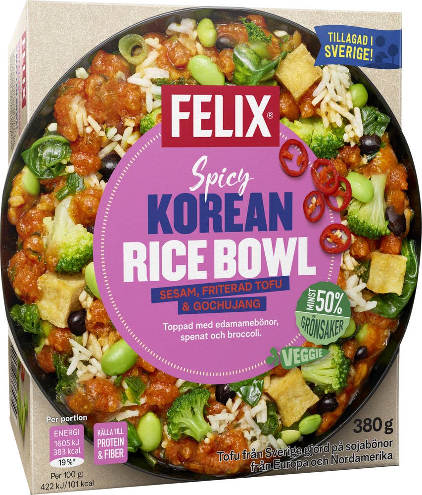 Felix Korean Rice Bowl Fryst