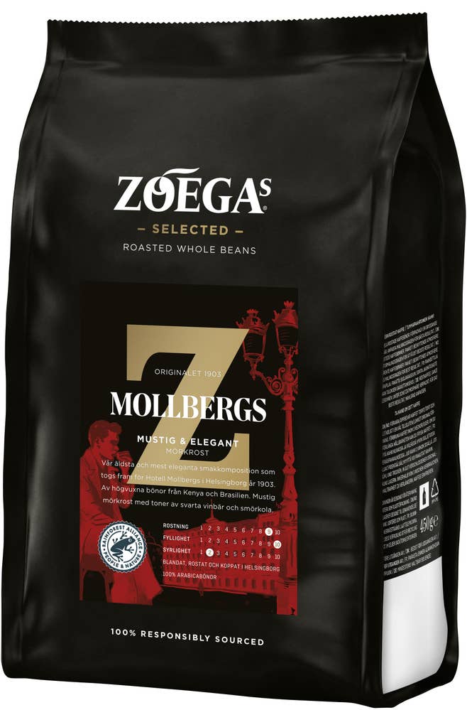 ZOÉGAS Mollbergs Blandning Hela Kaffebönor
