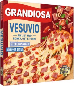 Grandiosa Pizza X-Tra Allt Vesuvio Fryst
