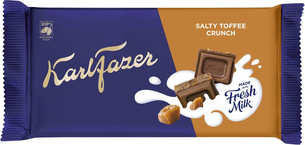 Fazer Chokladkaka Salty Toffee Crunch