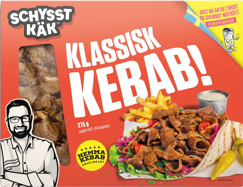 Schysst Käk Klassisk Kebab