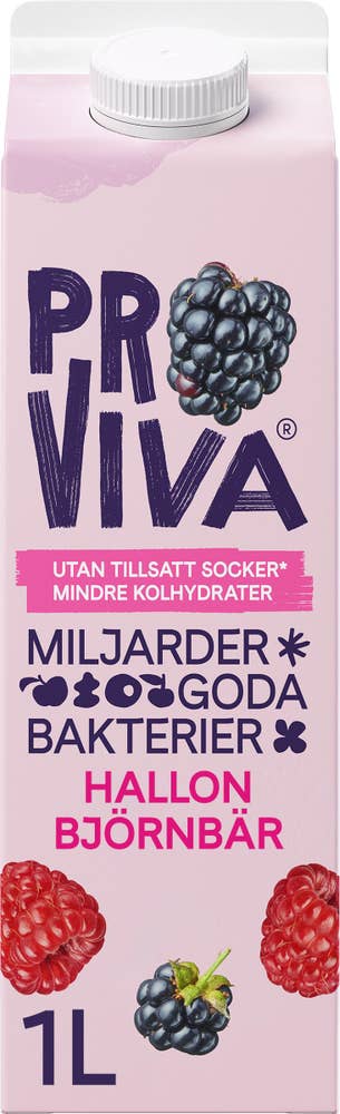 ProViva Fruktdryck Hallon & Björnbär Utan Tillsatt Socker