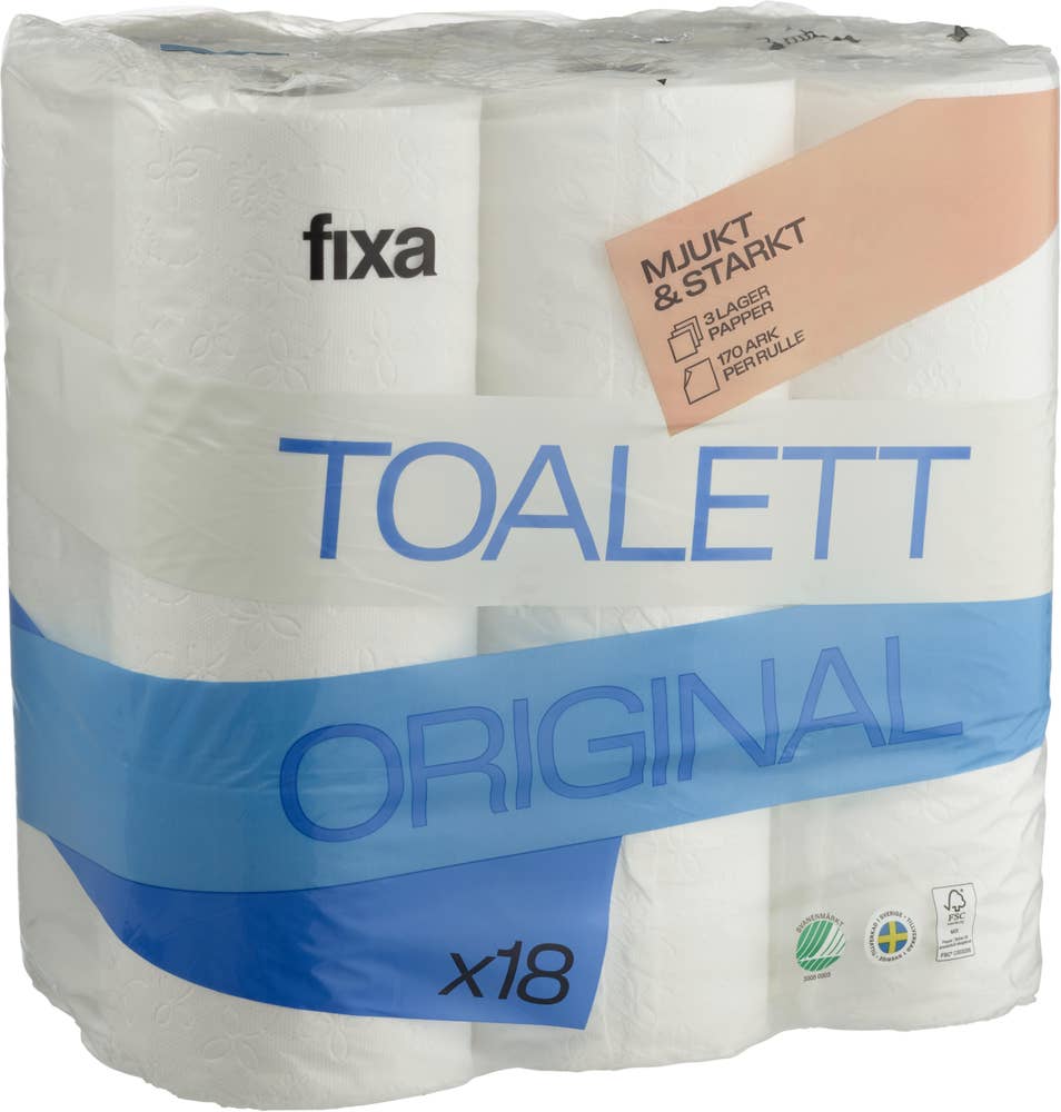 Fixa Toalettpapper Mjukt & Starkt