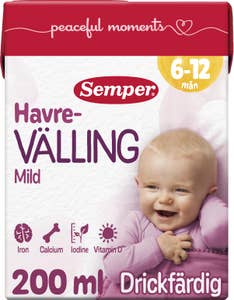 Semper Havrevälling Mild Drickfärdig +6M