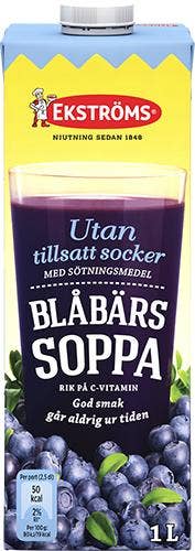 Ekströms Blåbärssoppa Utan Tillsatt Socker