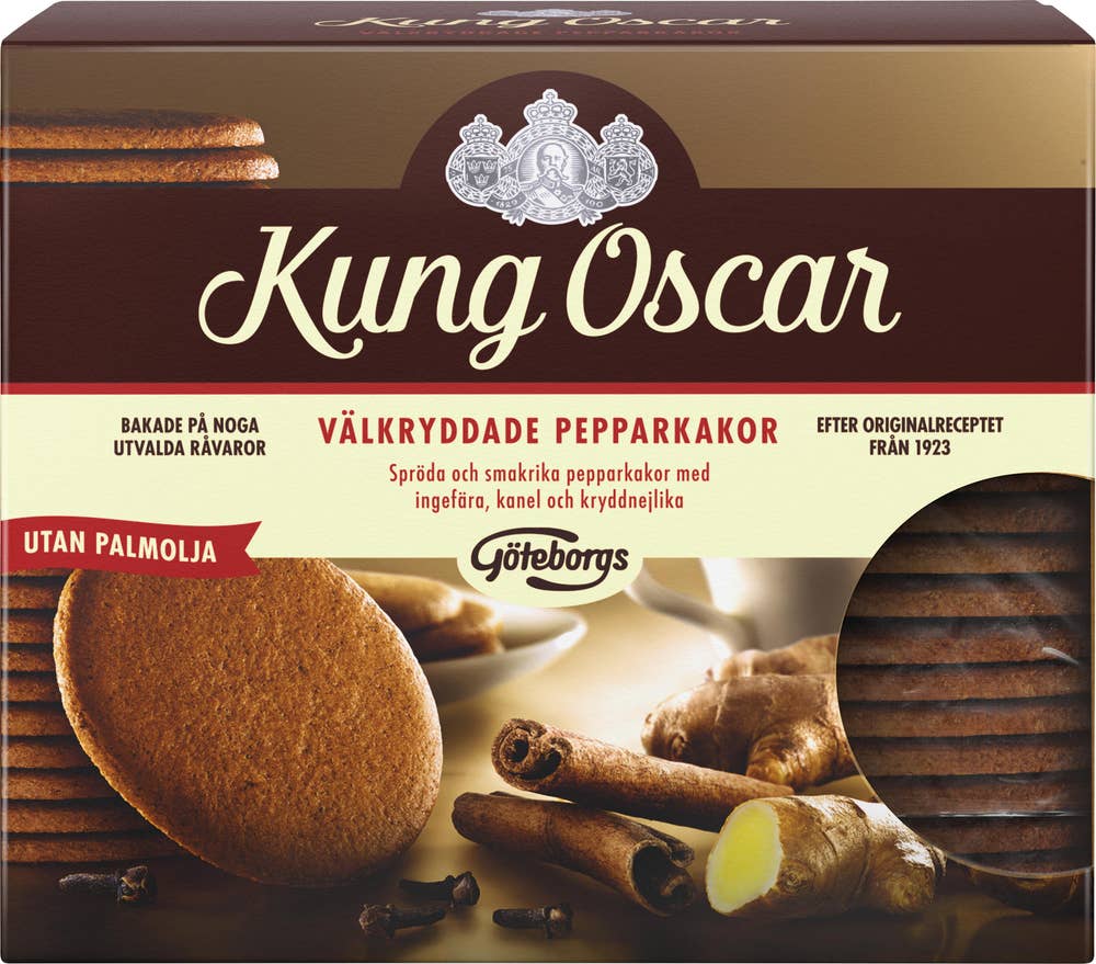Kung Oscar Göteborgs Kex Pepparkakor Kung Oscar