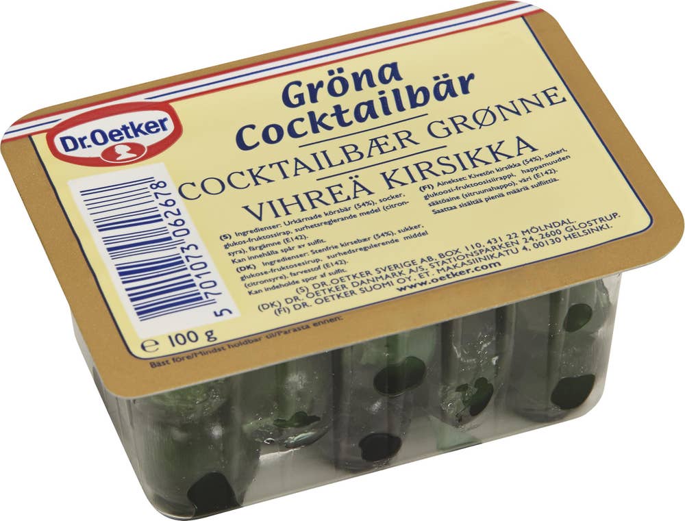 Dr Oetker Cocktailbär Gröna Dr.Oetker