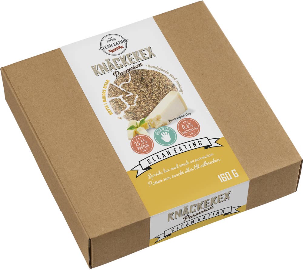 Clean Eating Knäckekex Parmesan Glutenfria